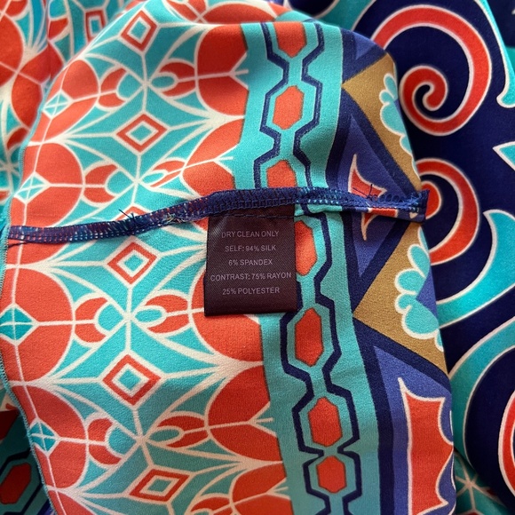 Hale bob silk boho maxi dress Multi Sz L - Picture 4 of 14